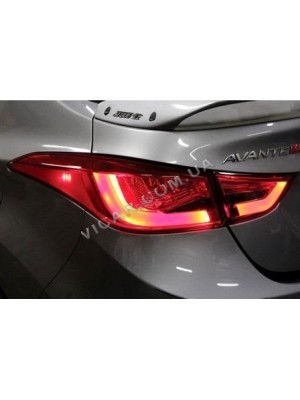 Задние тюнинговые фонари Elantra 2010 +...